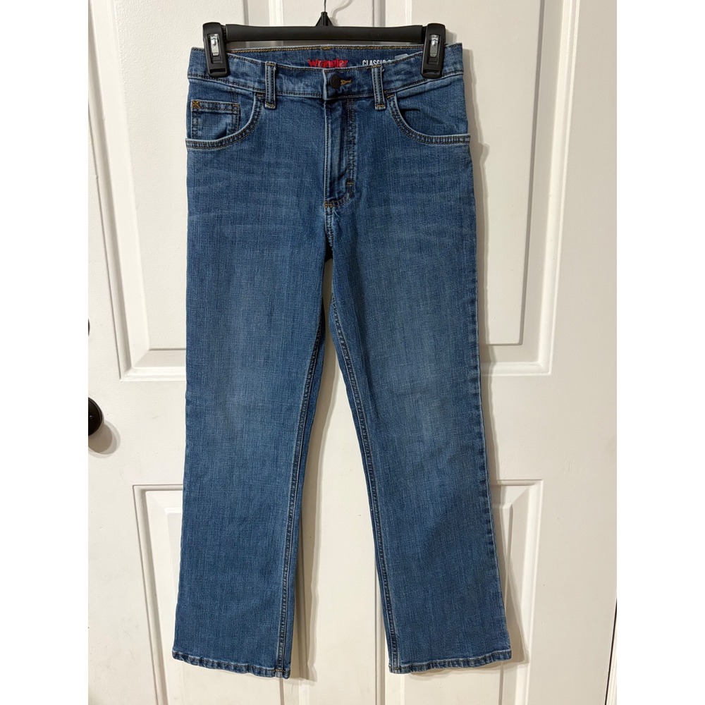 Kids Wrangler | Classic Boot Slim Fit Jeans | 14 Slim || Blue|